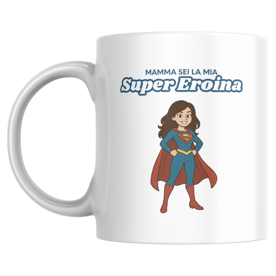 mamma super eroina capelli lunghi castani - kimeli.it