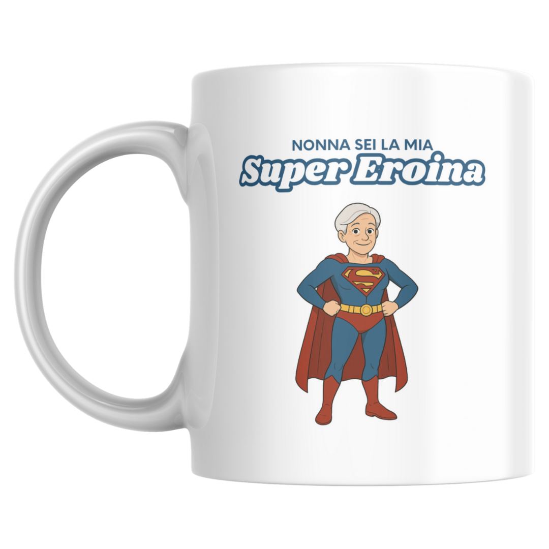 tazza "nonna super eroina" corti- kimeli.it