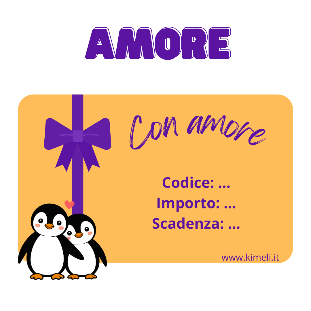 buono regalo amore - kimeli.it