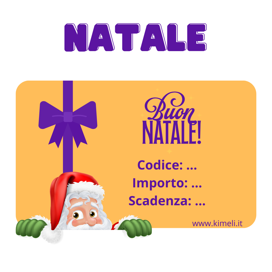 buono regalo natale - kimeli.it