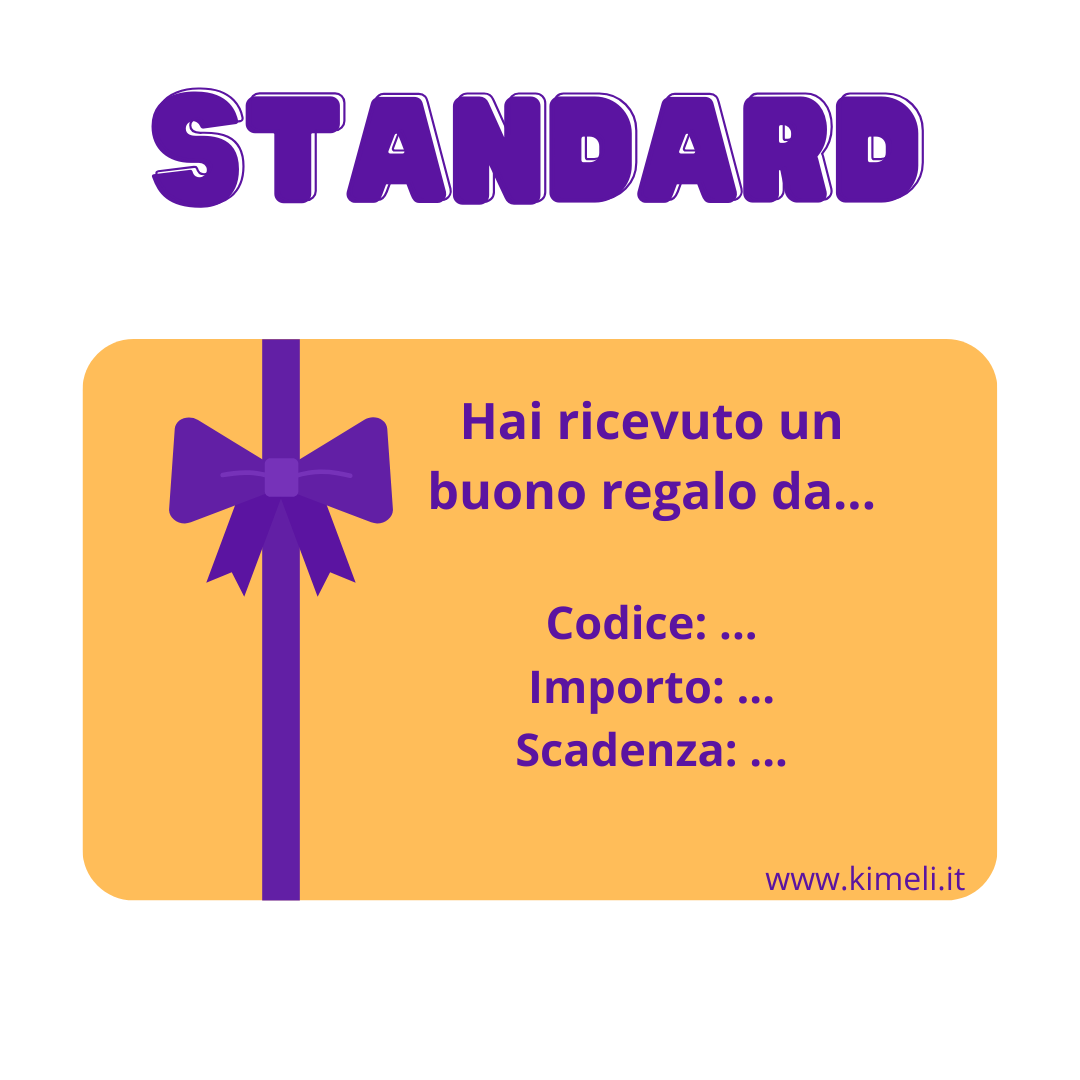buono regalo standard - kimeli.it