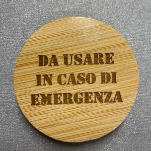 apribottiglia personalizzato rotondo - kimeli.it