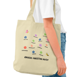 tote bag "fiori" - kimeli.it