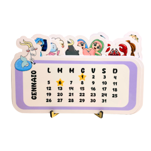 calendario personalizzato da tavolo con supporto - kimeli.it